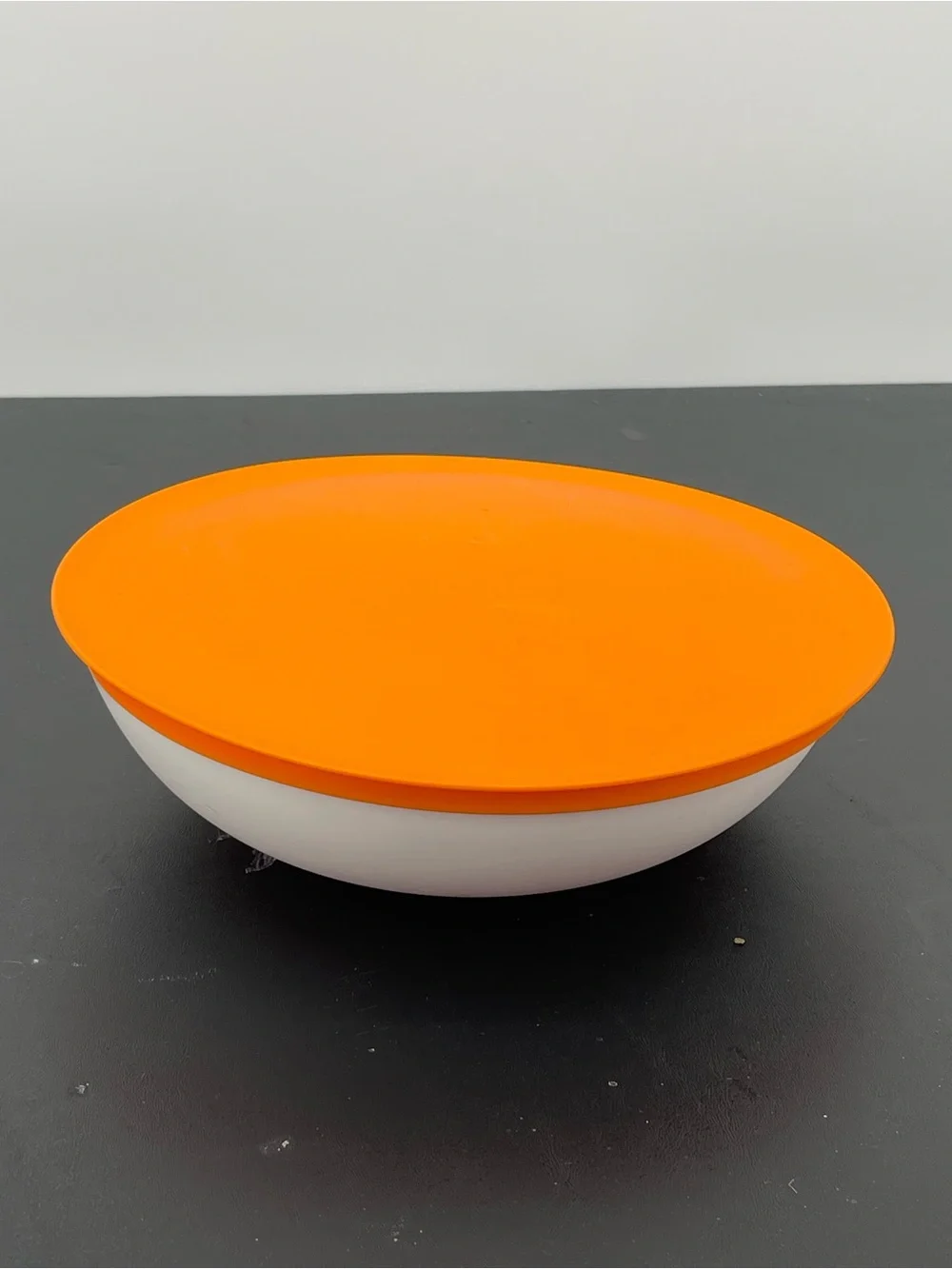 Tupperware Allegra Radiance Orange &  White 1.5L Storage Bowl with Lid